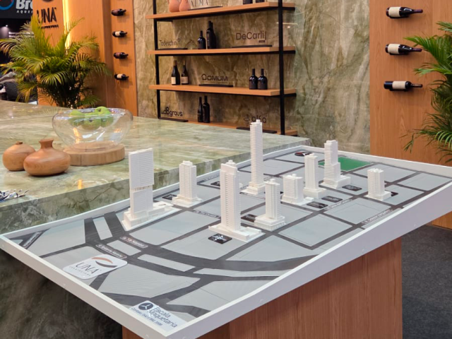 Visite o stand da UNA na Construimóveis 2025
